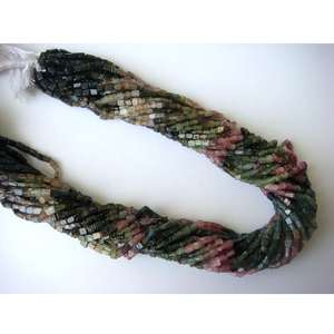 ลูกปัดพลอยทัวร์มาลีนธรรมชาติทรงลูกบาศก์ยาวรูปทรงรอนเดลล์ สำหรับทำเครื่องประดับแบบเส้น หินหลวม - Product Image 6