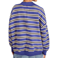 Sweat-shirt à col roulé en tricot surdimensionné pour femme, hiver, logo sur le devant, couleurs et tailles personnalisables, fournisseur en gros, 100% coton