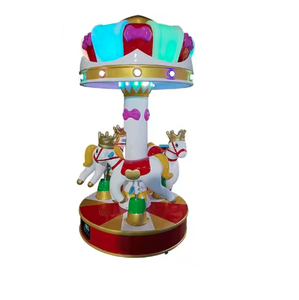 Carrusel Infantil Happy Childhood con Capacidad para 3 Personas, Material de Fibra de Vidrio, Voltaje de 110V/220V, Potencia de 450W y Peso de 230KG - Product Image 5