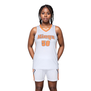 Uniformes de basket-ball personnalisés pour femmes, haute qualité, sublimation intégrale, ensemble de maillots et shorts de basket-ball pour femmes, respirant, séchage rapide - Product Image 1