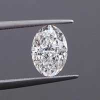 Diamante brillante y radiante de corte ovalado, cultivado en laboratorio, CVD HPHT, diamante suelto con certificado IGI, piedra suelta para la fabricación de joyas.