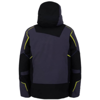 Blouson Bomber Polaire Imperméable Coupe-Vent Respirant avec Capuche de Ski, Fermeture Éclair, Sportif, Chaud, Hiver, Sports de Plein Air, Longue Fermeture Avant Haute