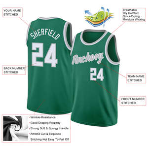 <b>Custom</b> Basketball Jersey Mens Casual Style 100% Polyester Sublimation Personalized Team Apparel With Design For Sports Players - Product Image 4