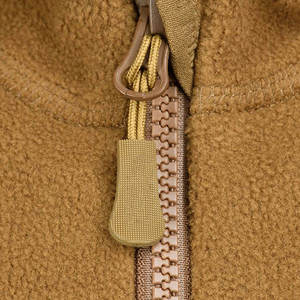 Veste zippée en polaire à capuche pour homme, couleur unie, style tricoté, manches classiques, idéale pour l'automne - Product Image 5