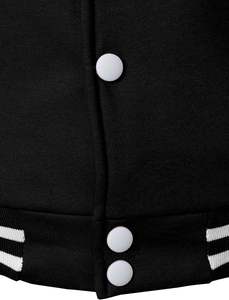 Chaqueta Casual de Béisbol para Hombre, de Cuero, Estilo Urbano, con Letras Bordadas, Cortavientos Delgado, Estilo Hip Hop, Holgada - Product Image 2