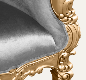 Silla de Trono de Madera de Caoba Sólida de Estilo Antiguo, Hecha a Mano, Duradera, Muebles de Lujo para Sala de Estar de Hotel o Apartamento - Product Image 4