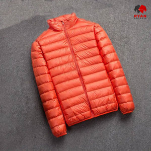 เสื้อแจ็คเก็ตพัฟเฟอร์ผู้ชายแบบสั่งทำพิเศษสำหรับฤดูหนาว คอตั้ง ปิดด้วยซิป โลโก้สั่งทำด้านหน้า ผ้าระบายอากาศได้ดี สวมใส่สบายๆ - Product Image 6