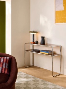 Base de Consola de Acero Contemporánea de Lujo, Elegante para Recibidor, Entrada, Dormitorio, Sala de Estar, Decoración, Colección de Muebles Premium - Product Image 1