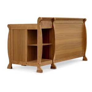 Modern Solid Wood Baby Crib With Storage Drawers Wooden Nursery Baby <b>Bed</b> <b>Convertible</b> Crib Furniture - Product Image 3