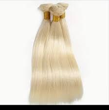 Extensiones de cabello humano Remy rubio blanco, brillante y sedoso. Compre al por mayor de un proveedor indio. Fáciles de usar y cómodas para cualquier ocasión. - Product Image 5
