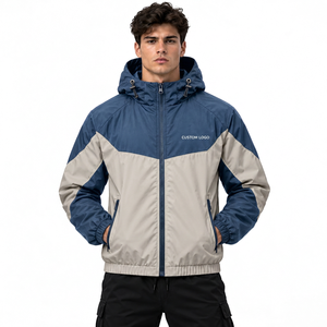 Chaqueta Cortavientos Ligera Ecológica Personalizada, Estilo Urbano, con Logotipo Personalizado, Chaqueta de Moda Urbana de Poliéster y Algodón - Product Image 6