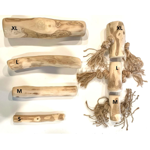 Palo de café de madera para perros de madera de café natural perfecto para masticadores agresivos y soporte de limpieza de dientes sanos - Product Image 1