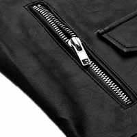 Veste en cuir de vachette noire OEM 2026, très vendue, pour femmes, 100 % haute qualité, faible MOQ, design personnalisé, vestes chauffantes d'hiver
