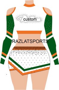 Costumes pour femmes, uniformes de cheerleading, ensembles de danse pour boîtes de nuit, vêtements de fête, uniformes personnalisés de majorettes et de cheerleaders - Product Image 2
