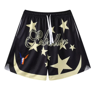 Pantalones Cortos de Baloncesto Deportivos Personalizados con Logotipo Estampado para Hombre, Transpirables y de Secado Rápido, Venta al Por Mayor de Fábrica - Product Image 3