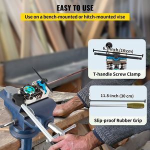 Herramienta abocinadora de líneas de freno de 45 grados para abocinado simple y doble, para tubos de 3/16'', 1/4'', 5/16'' y 3/8'' - Product Image 5