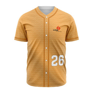 Camiseta de Béisbol para Hombre con Botones, Diseño Sublimado Personalizado, Manga Corta, Transpirable, Ropa Deportiva de Poliéster - Product Image 5