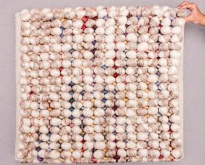 Tapis en laine fait main, motif galets tricotés épais, tapis de sol moderne et doux pour salon, chambre et décoration intérieure - Product Image 4