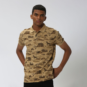 Chemises polo à manches courtes avec fermeture éclair, design de logo personnalisé, coupe ajustée pour hommes, performance sportive, gym, décontractées, avec poches - Product Image 5