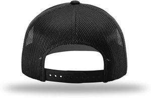 Black And White Mesh Trucker <b>Hat</b> 6-Panel Adjustable Unisex Casual Cap Spring <b>Summer</b> Style - Product Image 3