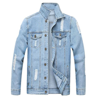Veste en jean d'hiver élégante pour homme, imperméable, respirante, en tissu épais, coupe décontractée, vêtement d'extérieur pour un style urbain moderne et confortable
