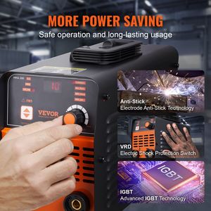 Soldadora Portátil MMA 2 en 1 de 200A ARC/Lift TIG 110V/220V con Inversor IGBT y Función Hot Start para Uso Doméstico - Product Image 5
