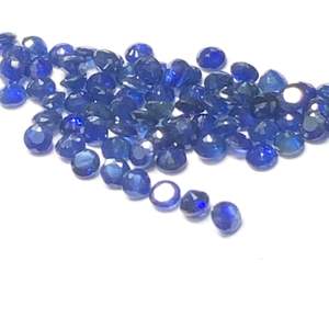 Zafiro Azul Natural de 2 mm, Corte Redondo y en Forma de Pera, Certificado por IGI, Piedras Preciosas Sueltas Facetadas para Joyería, Zafiro Azul de 3 mm de Altura - Product Image 4
