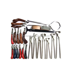 Juego completo de 8 piezas de herramientas de cuidado de pezuñas de herradura para caballos, alicates de herradura, escofina, cuchillo cortador de pezuñas, ganado, oveja y burro - Product Image 5