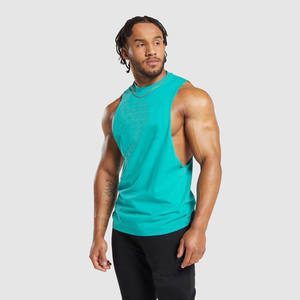 New Customized Logo Casual Muscle Sports Sleeveless Tank Top Breathable Quick-Drying Solid Color Gym Fitness Men's Comfortable - Product Image 5