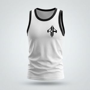 Débardeur pour homme, style décontracté, qualité supérieure, design personnalisé, technique d'impression, matière 100% coton par RIVIAN ATLANTIC - Product Image 2