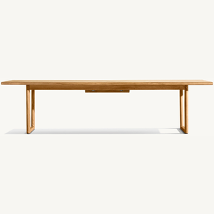 Muebles de mesa de madera de teca con forma rectangular para uso en exteriores, duraderos y de buena calidad. - Product Image 2