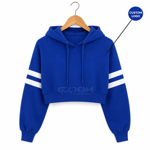 Sudadera con Capucha Corta de Manga Larga para Mujer, Nueva Colección Otoño de la Hermandad Cosh International, 100% Algodón - Product Image 5