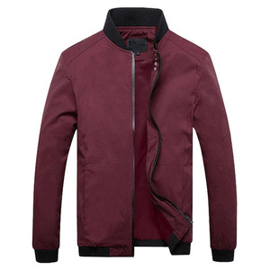 Custom Men's Bomber <b>Jacket</b> Lightweight Windbreaker Flight <b>Jacket</b> OEM ODM Private Label Casual Outerwear Manufacturer Supplier - Product Image 2