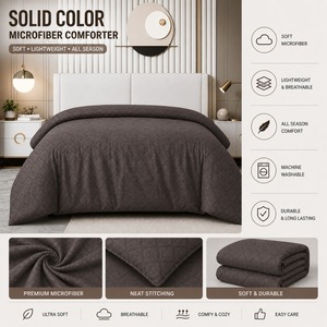 High Quality <b>Comforter</b> Set for Home and Hotel Bedding Soft Comfortable All Season Bed Cover Available at Export Price from India - Product Image 5