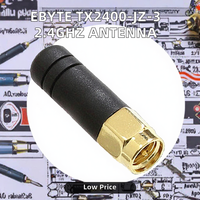 Antenne WiFi miniature omnidirectionnelle en caoutchouc 2,4 GHz 3,5 dBi avec connecteur SMA mâle 28 mm pour module sans fil Zigbee Bluetooth