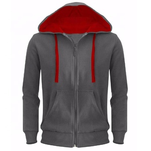 Sudadera con capucha para hombre, de invierno, con logotipo impreso personalizado, forro polar, liso, informal, para gimnasio - Product Image 5