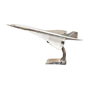 Modelo de Avión Decorativo, Hecho a Mano en Aluminio Sólido, Regalo Promocional, Modelo de Avión F15 Eagle Plateado, Excelente Calidad - Product Image 4