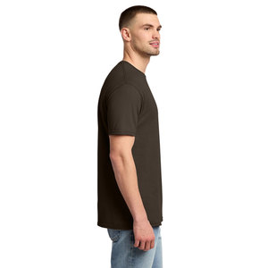 เสื้อยืด OEM Jerzees Style ผ้าคอตตอนผสมโพลีเอสเตอร์ 50/50 ขายส่งจำนวนมาก เสื้อยืดเปล่าแบบ unisex รับสกรีนโลโก้ รับผลิตแบรนด์ส่วนตัว - Product Image 3