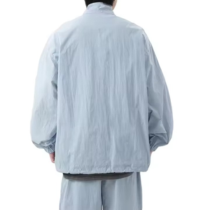 Custom Puff Print Vintage Acid Wash Short Tracksuit Vintage Streetwear Rhinestone Screen Print and Men Setswindbraker suit - Product Image 6