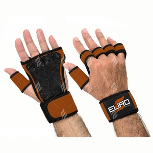 Guantes de neopreno personalizados OEM para levantamiento de pesas, diseñados para entrenamiento en gimnasio con palmas acolchadas, control de agarre y muñequeras ajustables. - Product Image 1