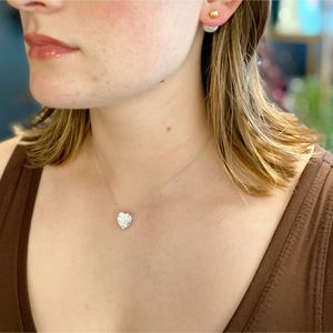 Set di Gioielli Absolute Beauty in Argento Sterling con Collana a Cuore - Product Image 6