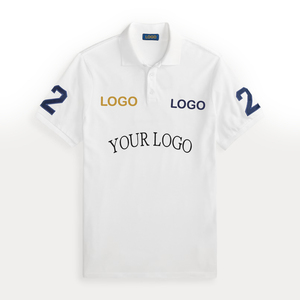 Camiseta de malla Miami de corte clásico para hombre, marca privada OEM, con logotipo personalizado bordado, transpirable, manga corta, puños acanalados, alta calidad. - Product Image 5