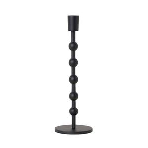 Candelabro Alto de Metal de Diseño de Lujo con Recubrimiento Negro para Decoración de Bodas y Navidad - Product Image 1