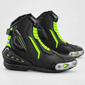Bottes courtes de moto robustes, construction solide, protection de la cheville et confort de conduite durable - Product Image 3