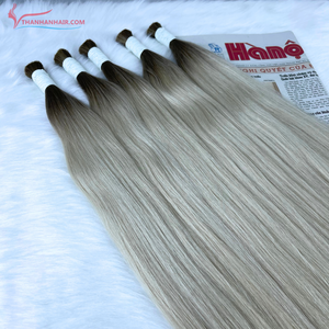 ¡COLOR CALIENTE! Extensión al por mayor de alta calidad a granel Ombre Color 100% cabello crudo vietnamita cabello Virgen sin procesar - Product Image 6