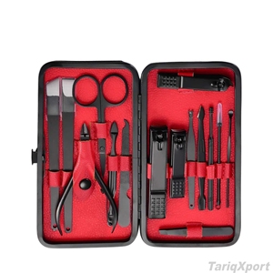 Kit de Manicura y Pedicura Profesional de 18 Piezas, Clásico y Lujoso, de Acero Inoxidable 5 en 1, 10 en 1, Personalización Completa, Caja de Alta Calidad - Product Image 4