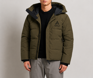 Chaqueta de Plumón para Hombre, con Capucha, Abrigo de Invierno Acolchado, Ropa de Abrigo para Clima Frío, para Viajes al Aire Libre - Product Image 4