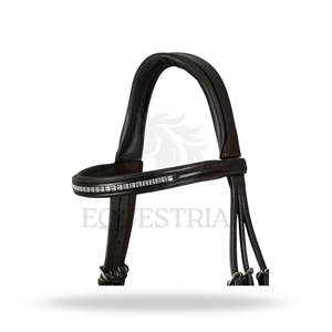 Bridon anatomique CASTELLO, taille complète, pour l'équitation anglaise, confort du cheval assuré - Product Image 4