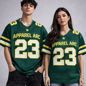 Camiseta Deportiva Unisex Verde y Amarilla, Talla 23, Malla Transpirable, Estilo Urbano, Venta al Por Mayor en EE. UU. - Product Image 1