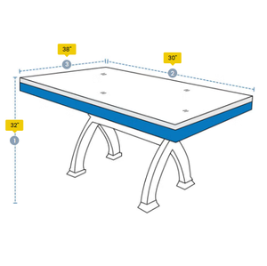 Housse de table de poker personnalisée - Carrée ou rectangulaire, fabriquée au Vietnam, housses de coussin d'extérieur de haute qualité, imperméables et résistantes aux UV HDT - Product Image 1